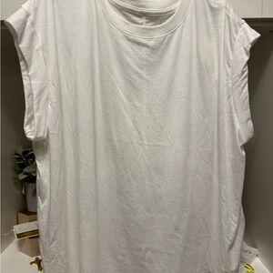 Target Women's White Muscle Tee